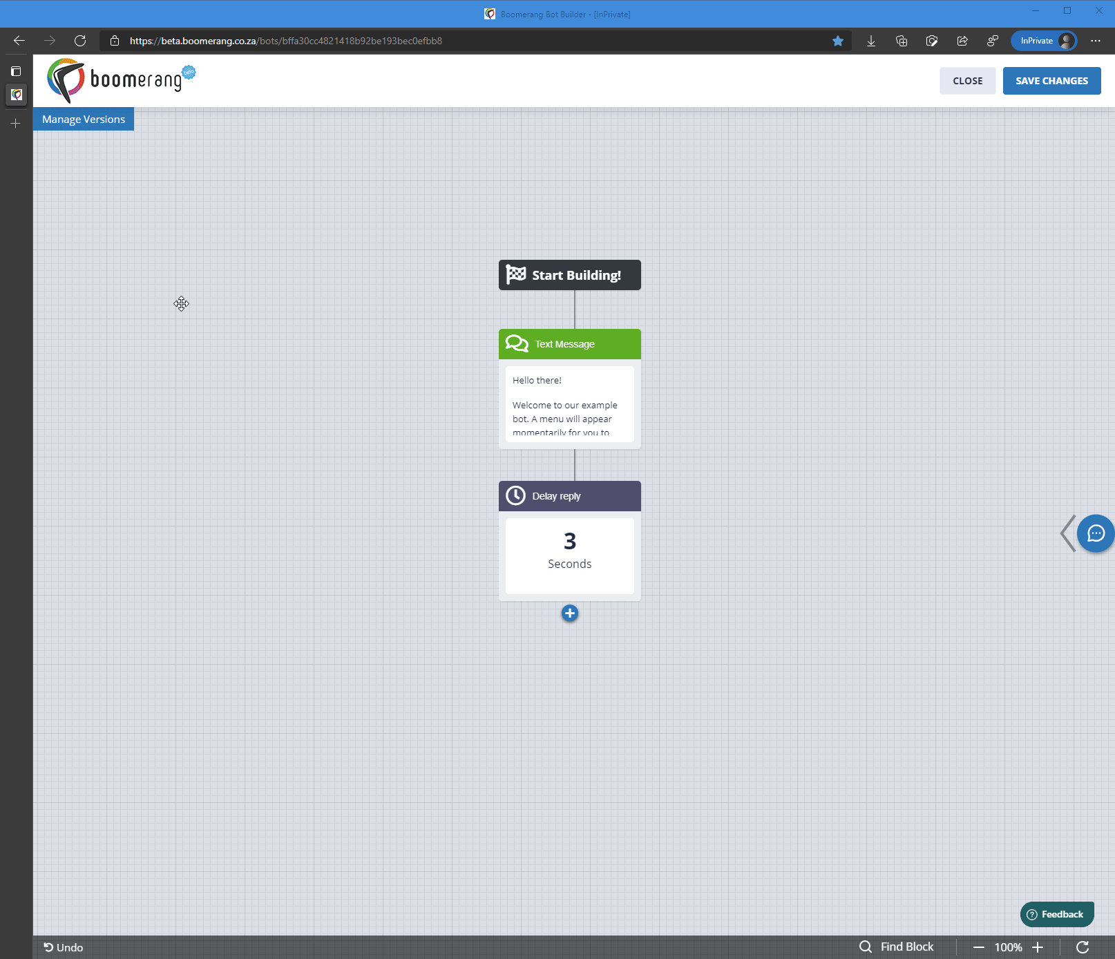 Complete share location process